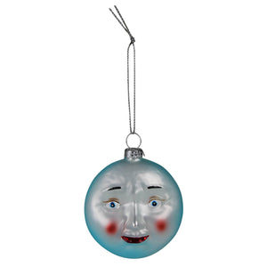Petite Moon Ornament - Glass