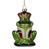 Frog Prince Ornament, Glass
