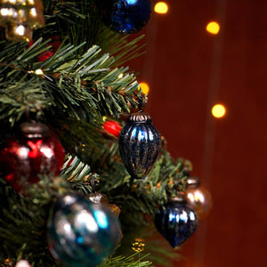 50 Retro Multicolor Christmas Tree Ornaments