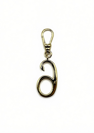 Frost Fine 10k & Diamond Pavé  Number 6 Charm