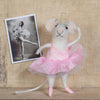 Felt Ballerina Mouse Ornament