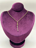 Frost Fine 10k & Diamond Pavé  Number 1 Charm