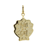 "Pearl of a Girl" Freshwater Coin Pearl Lavender Resin Tessie Charm