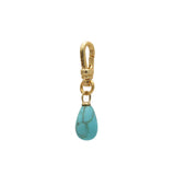 Turquoise Egg Charm - Small