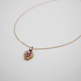 Lulu Frost Fine Morganite Diamond Dragon Serpiente Pendant Necklace