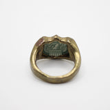 Elizabeth + George Frost Archival Shield Rings