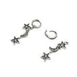 The Celestial Drop Earrings - Silver