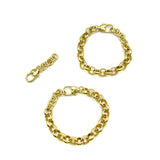 The Chunky Rolo Adjustable Necklace/Bracelet Set