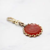 Classic Hand-Carved Carnelian Intaglio Soldier of Love Charm
