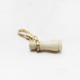 Antique Victorian Hand-Carved Telescope Lookout Charm