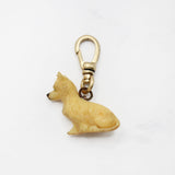 VIntage 1930's Molded Celluloid Doggie Dreamer Charm