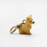 VIntage 1930's Molded Celluloid Doggie Dreamer Charm