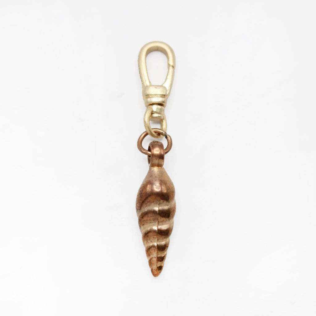 Cutie Conch Shell Warm Rosy Golden Breeze Charm