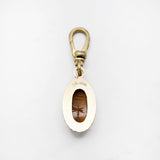 Vintage Carved Tigereye Scarab Eterna 12k GF Charm