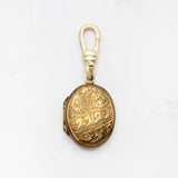 Scrolled Antique Victorian Karat Gold GG Locket
