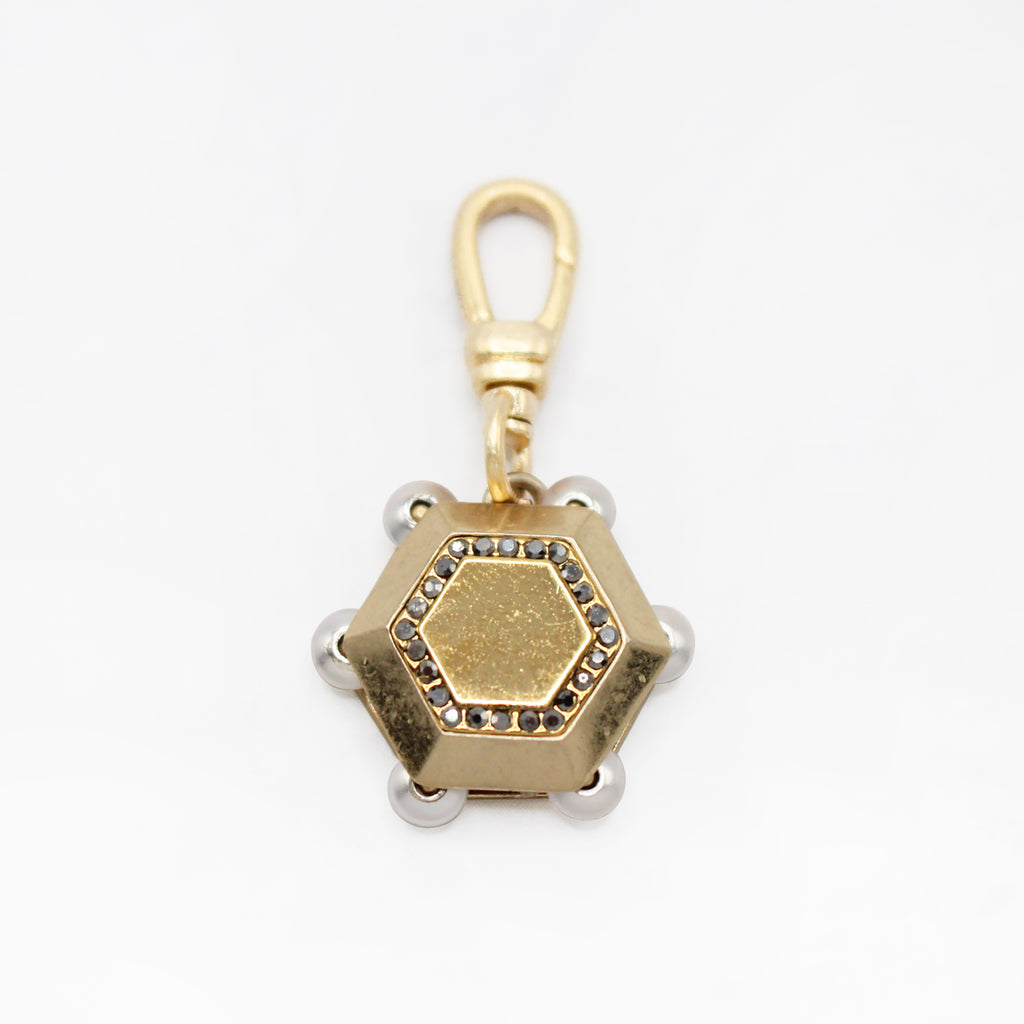 Honeycomb Hexagon Charm