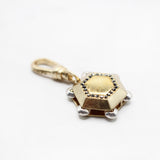 Honeycomb Hexagon Charm