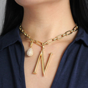 Plaza Mama Link Goldplated Brass Necklace Base