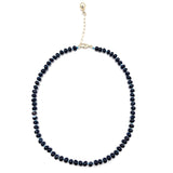 The Althea Banded Agate Silk Knotted Necklace