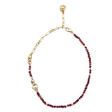 The Convertible Carnelian Necklace/Bracelet Set