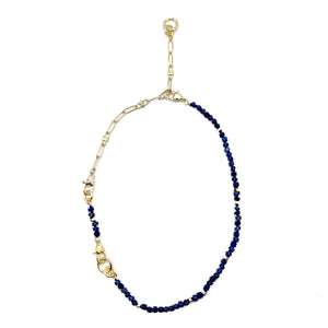 The Convertible Lapis Lazuli Necklace/Bracelet Set