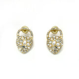 The Nina Pearl Heart Stud Earring