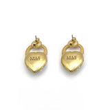 The Nina Pearl Heart Stud Earring