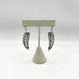 The Angel Feather Convertible Huggie Hoop