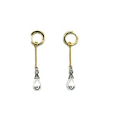 The Pearl Dew Drop Convertible Huggie Earring