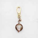 Antique Mother-of-Pearl Glowy Orb Charm