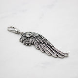 Valentine's Angel Wing Crystal Flight Charm