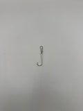 Silver Plaza "J" Initial Charm
