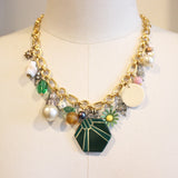 Spring Showers & Flowers Charm Soup Necklace
