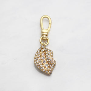 Vintage Lulu Crystal Lips Charm