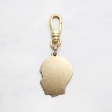 Vintage 1950's Goldfilled Profile Engraveable Charm