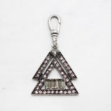 Vintage Lulu Arrow Baguette Crystal Charm