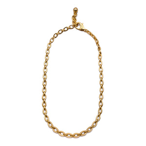Plaza Flat Oval Short Necklace