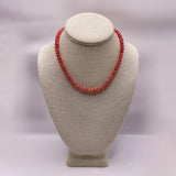 The Althea Strawberry Quartz Silk Knotted Necklace