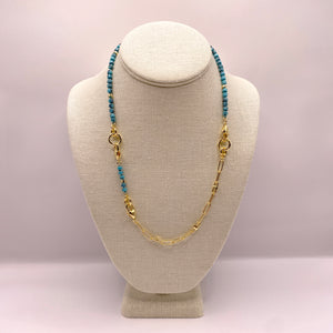 The Convertible Turquoise Necklace/Bracelet Set