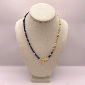 The Convertible Lapis Lazuli Necklace/Bracelet Set