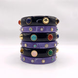 The Diana Resin Gemstone Bangle