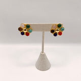 The Diana Gemstone Stud Earrings