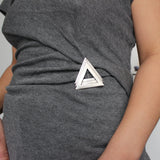 Santa Fe Triple Triangle Vintage 80's Sterling Silver Pin