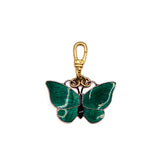Vintage 1940's Danish Modern Sterling Silver Cloisonné Enamel Butterfly Charm