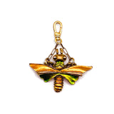 Vintage Hand Painted Insect 1970's Vibrant Charm