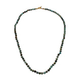 Plaza Limited Edition Silk Beaded Turquoise Necklace Base