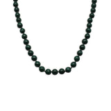 Plaza Limited Edition Silk Beaded Malachite Necklace Base