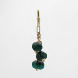 Triple Antique Malachite Beloved Stone Drop Misa Charm