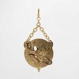 Vintage Order Of The Moose Brass Charm