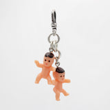 Double Vintage Resin Bebé Gemini Twins Earthborn Charm